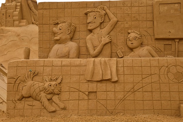 Free Sand Sculpture Sand photo and picture