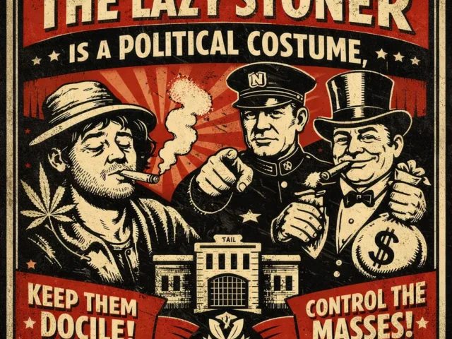 The Lazy Stoner Is a Political Costume, Not a Diagnosis