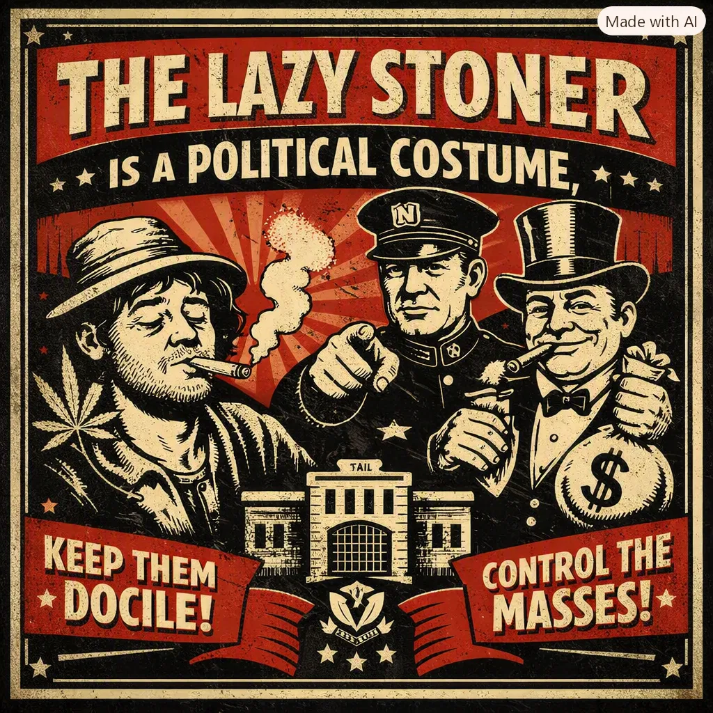 The Lazy Stoner Is a Political Costume, Not a Diagnosis